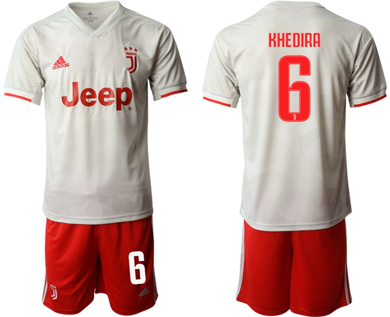 Men 2019-2020 club Juventus FC hoaway #6 white Soccer Jerseys->juventus jersey->Soccer Club Jersey